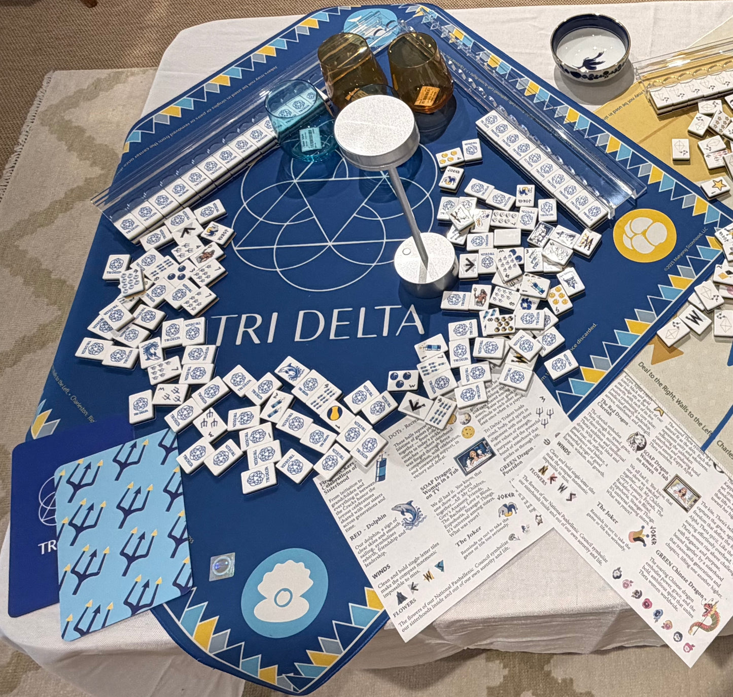 Tri Delta Mahjong Tiles