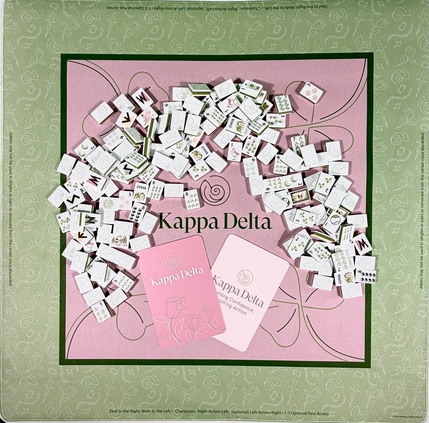 Kappa Delta Mahjong Mat