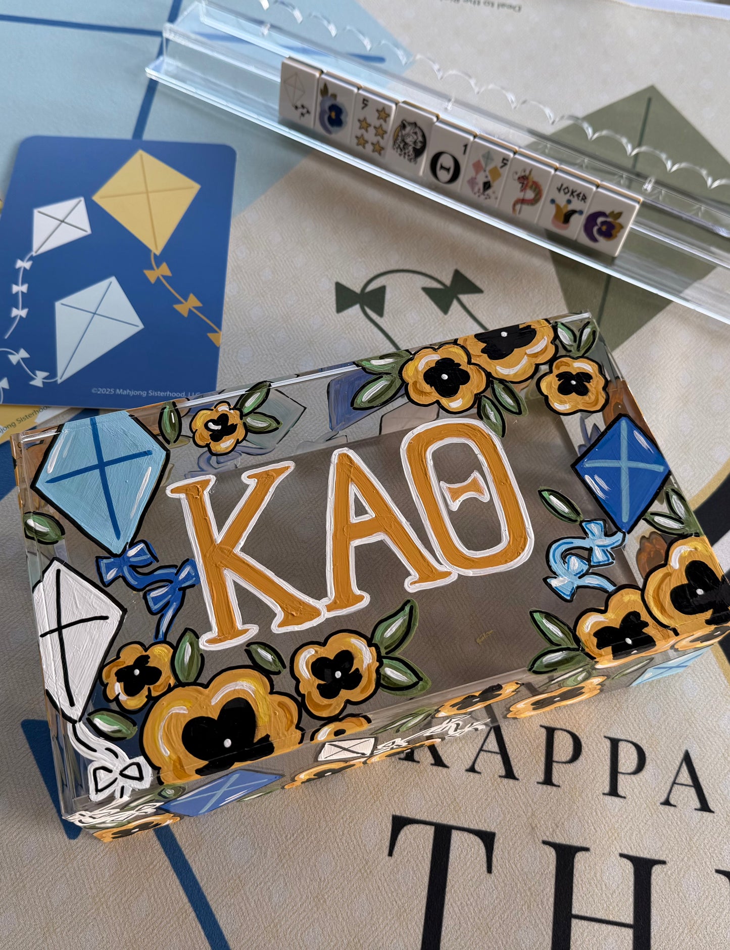 Hand-Painted Acrylic Display Box - Choose Your Sorority