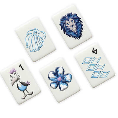 Alpha Delta Pi Mahjong Tiles