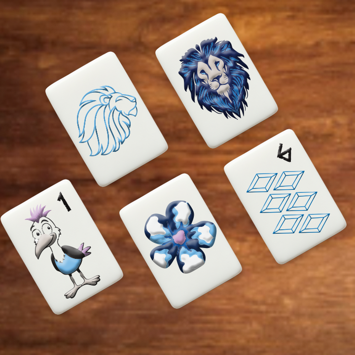 Alpha Delta Pi Mahjong Tiles