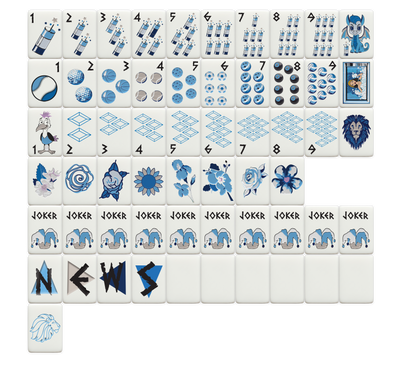 Alpha Delta Pi Mahjong Tiles