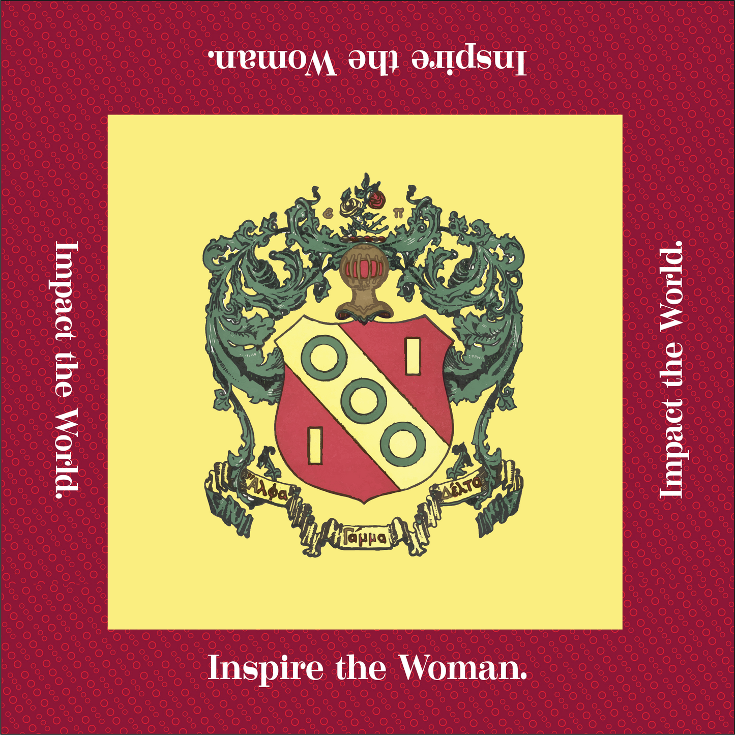Alpha Gamma Delta Mahjong Mat