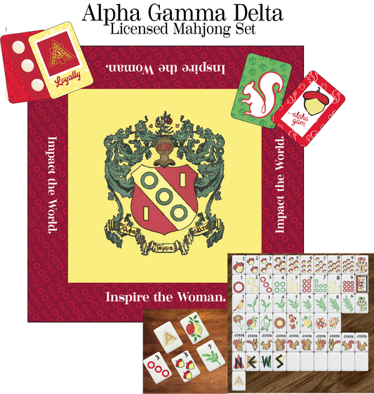 The Alpha Gamma Delta Founding Twenty Mahjong Bundle