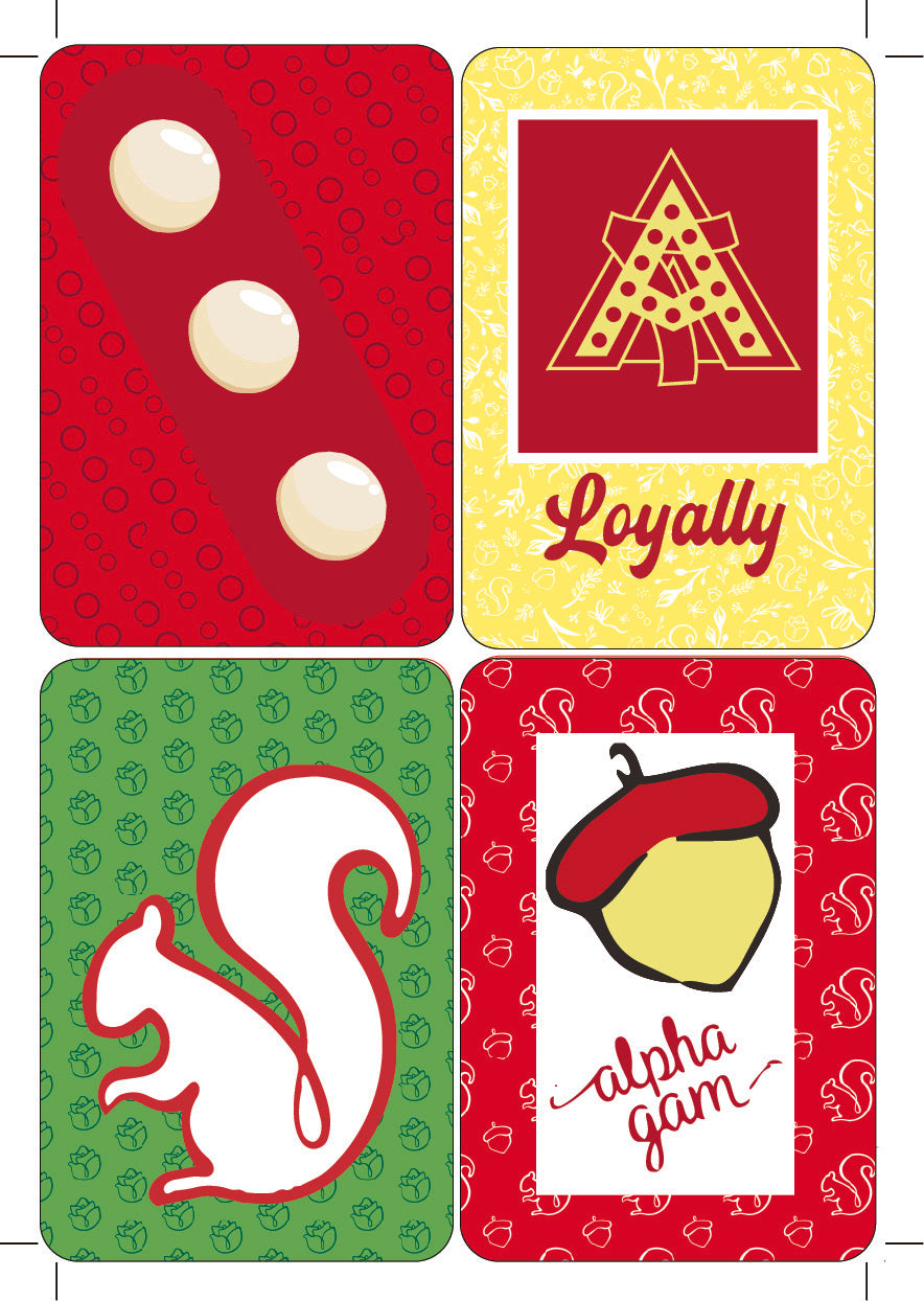 The Alpha Gamma Delta Founding Twenty Mahjong Bundle