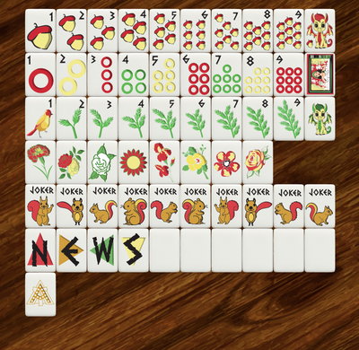 Alpha Gamma Delta Mahjong Tiles