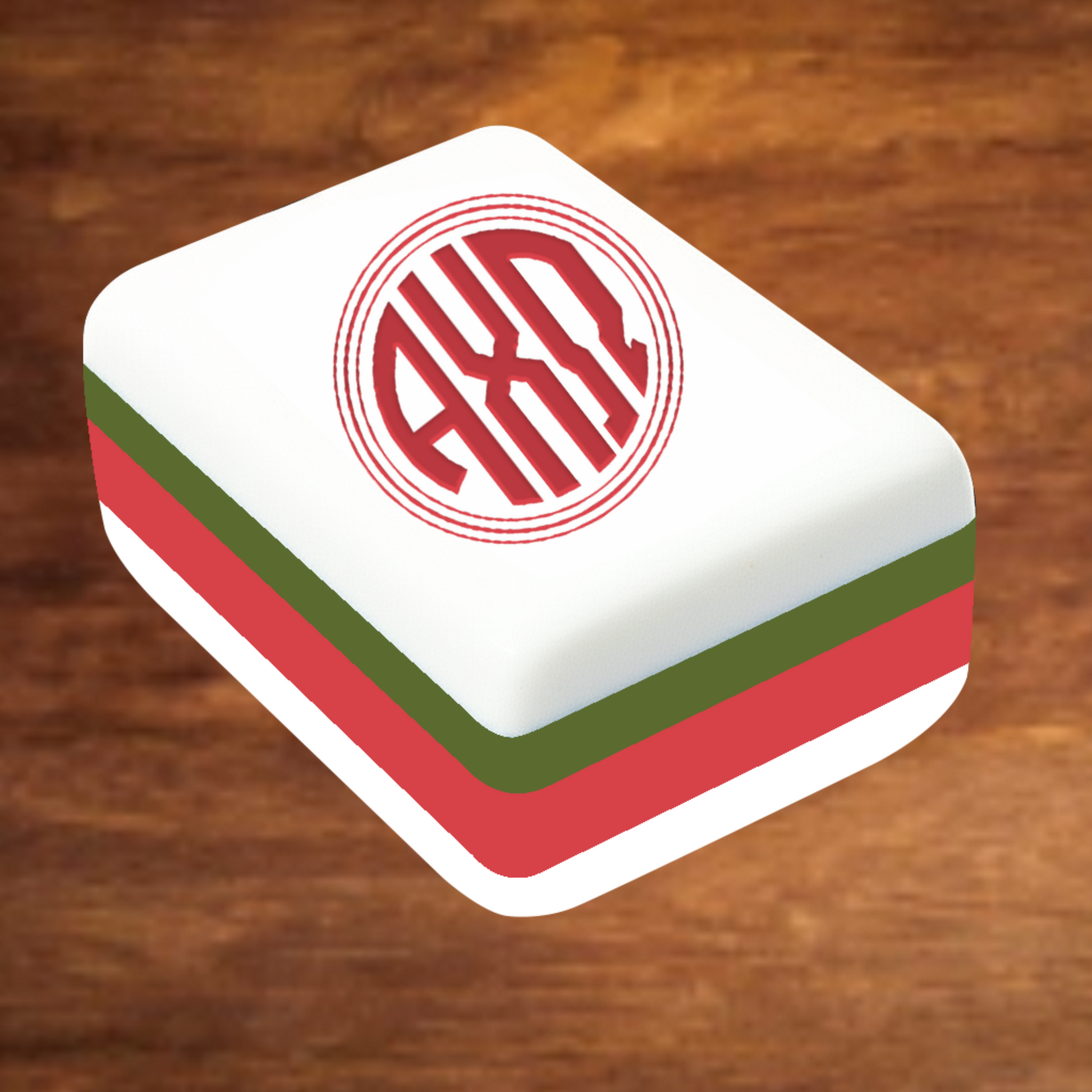 Alpha Chi Omega Mahjong Tile