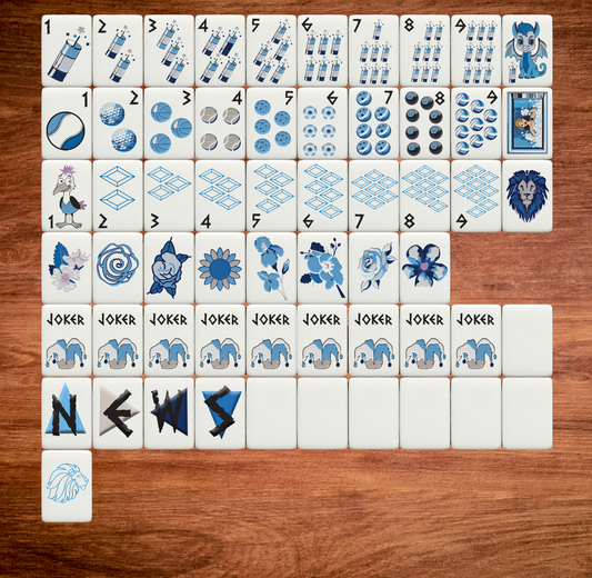 Alpha Delta Pi Bespoke Mahjong Tiles