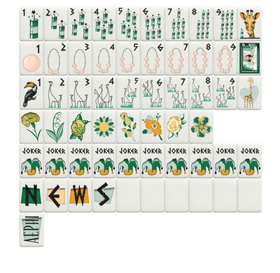 Alpha Epsilon Phi Mahjong Tiles