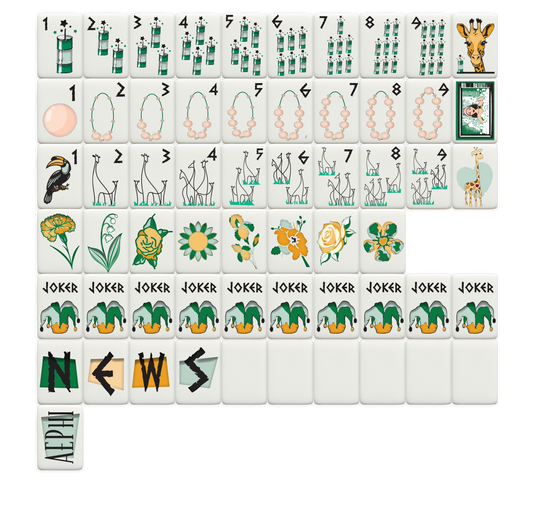 Alpha Epsilon Phi Mahjong Tiles