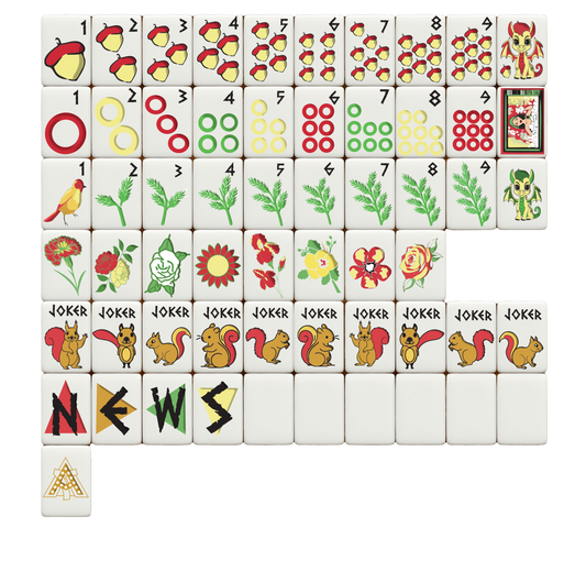 Alpha Gamma Delta Mahjong Tiles