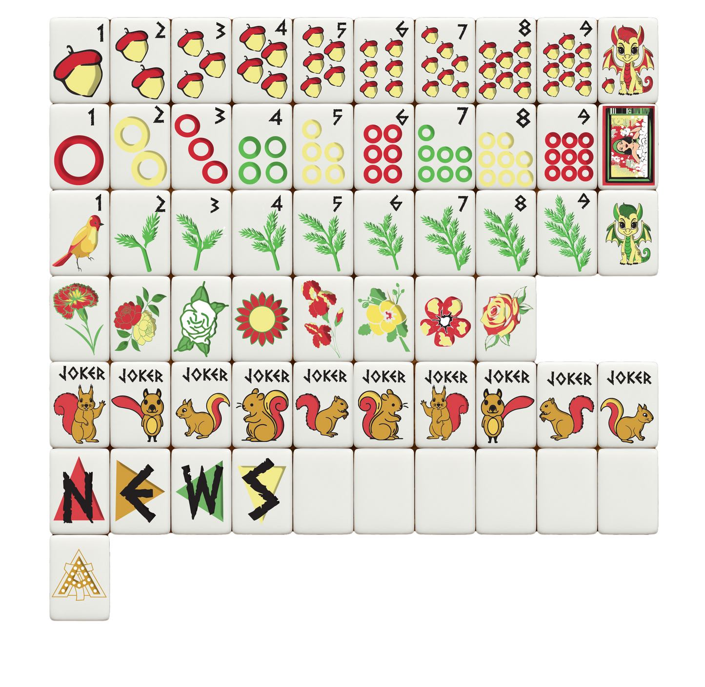 The Alpha Gamma Delta Founding Twenty Mahjong Bundle