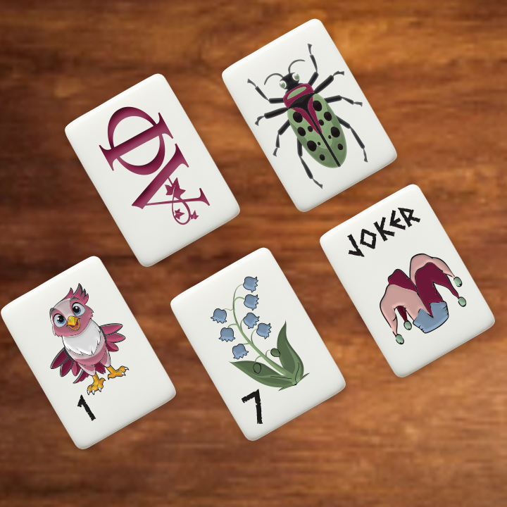 Alpha Phi Mahjong Tiles