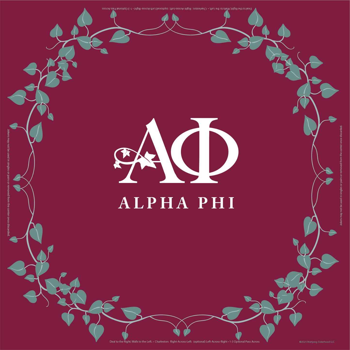 Alpha Phi Mahjong Mat