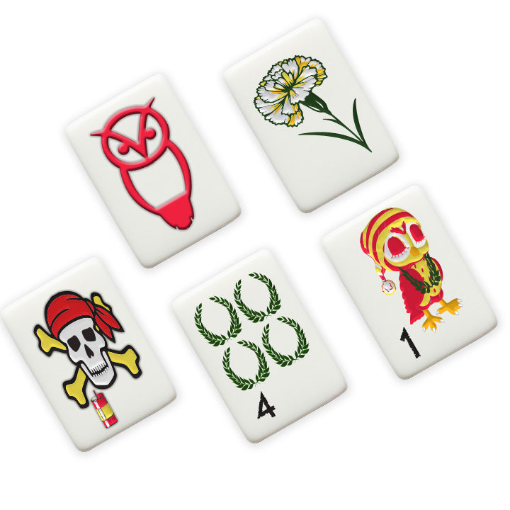 Chi Omega Mahjong Tiles