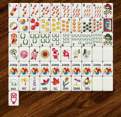 Chi Omega Mahjong Tiles
