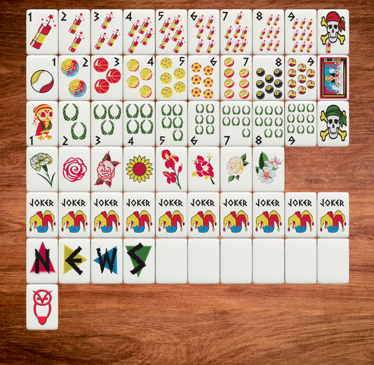 Chi Omega Bespoke Mahjong Tiles