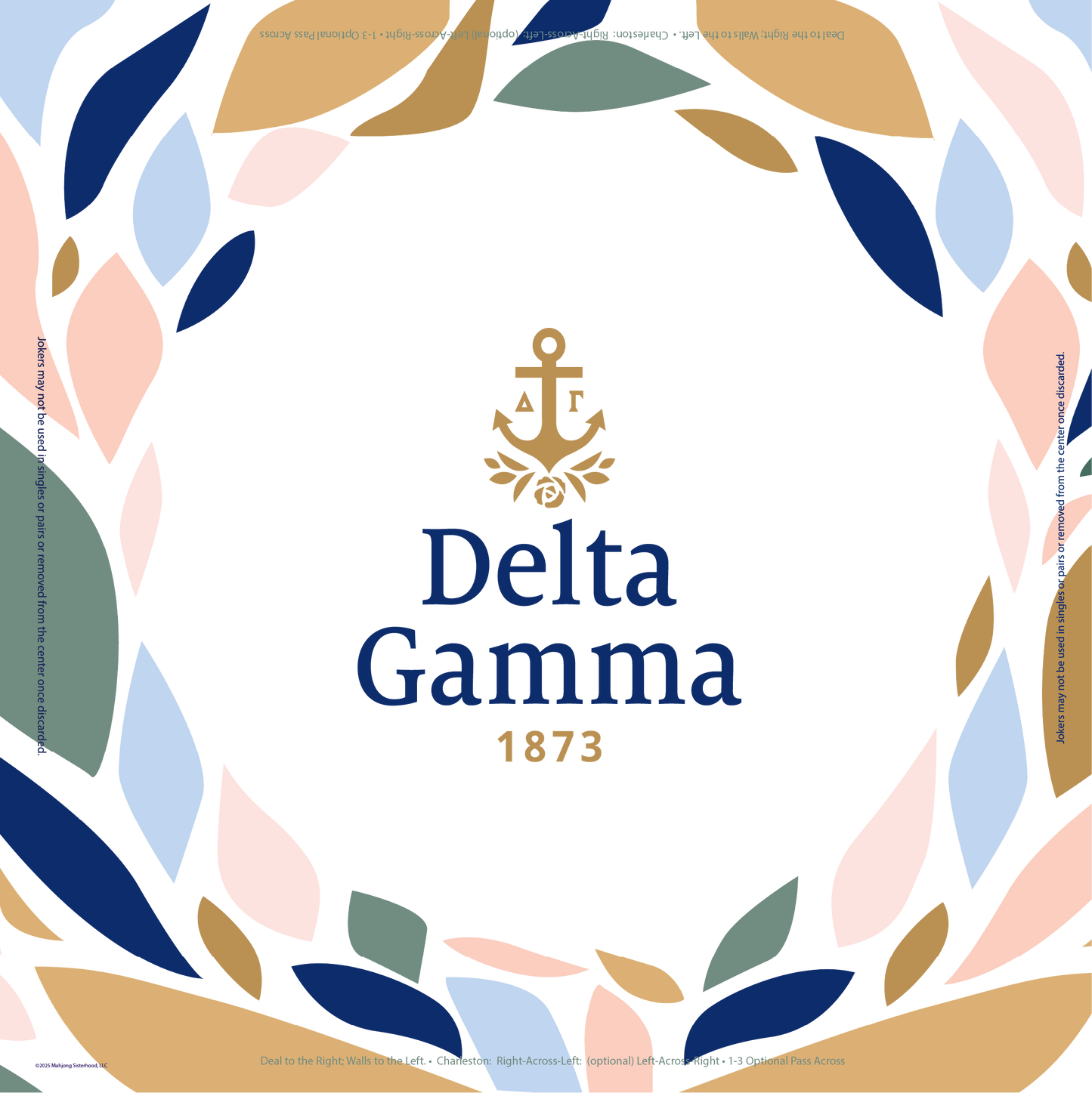 Delta Gamma Mahjong Mat