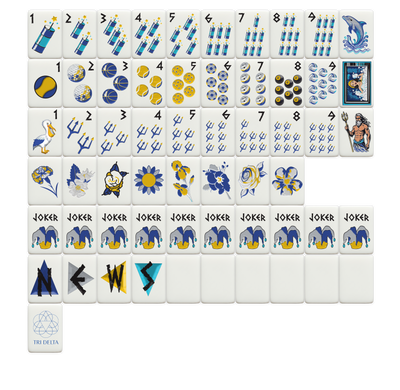 Tri Delta Mahjong Tiles