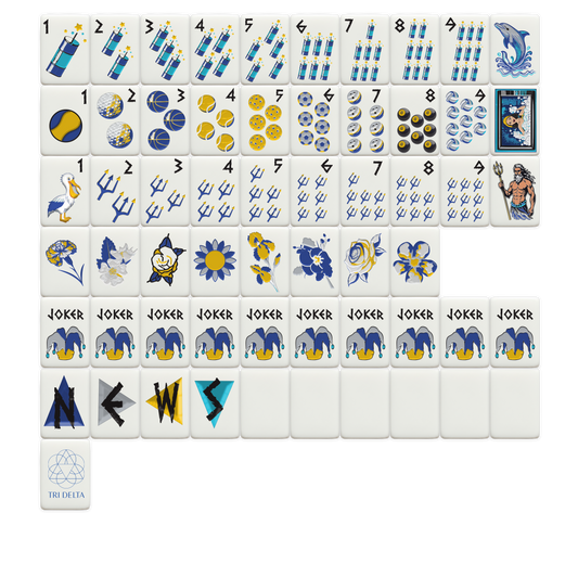 Tri Delta Mahjong Tiles