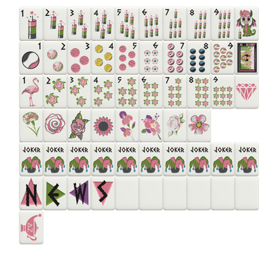 Delta Zeta Mahjong Tiles
