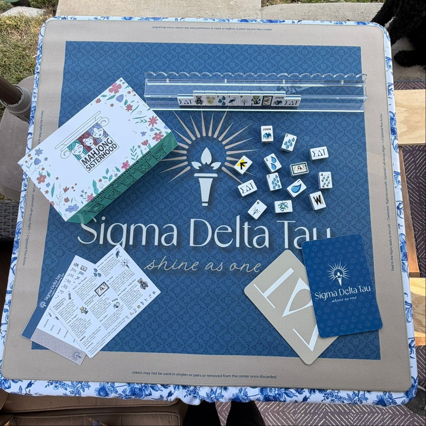 Sigma Delta Tau Founding Twenty Mahjong Bundle