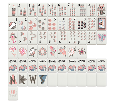 Gamma Phi Beta Mahjong Tiles