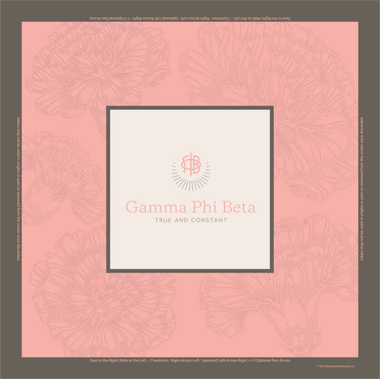 Gamma Phi Beta Mahjong Mat
