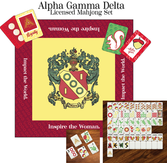 The Alpha Gamma Delta Founding Twenty Mahjong Bundle
