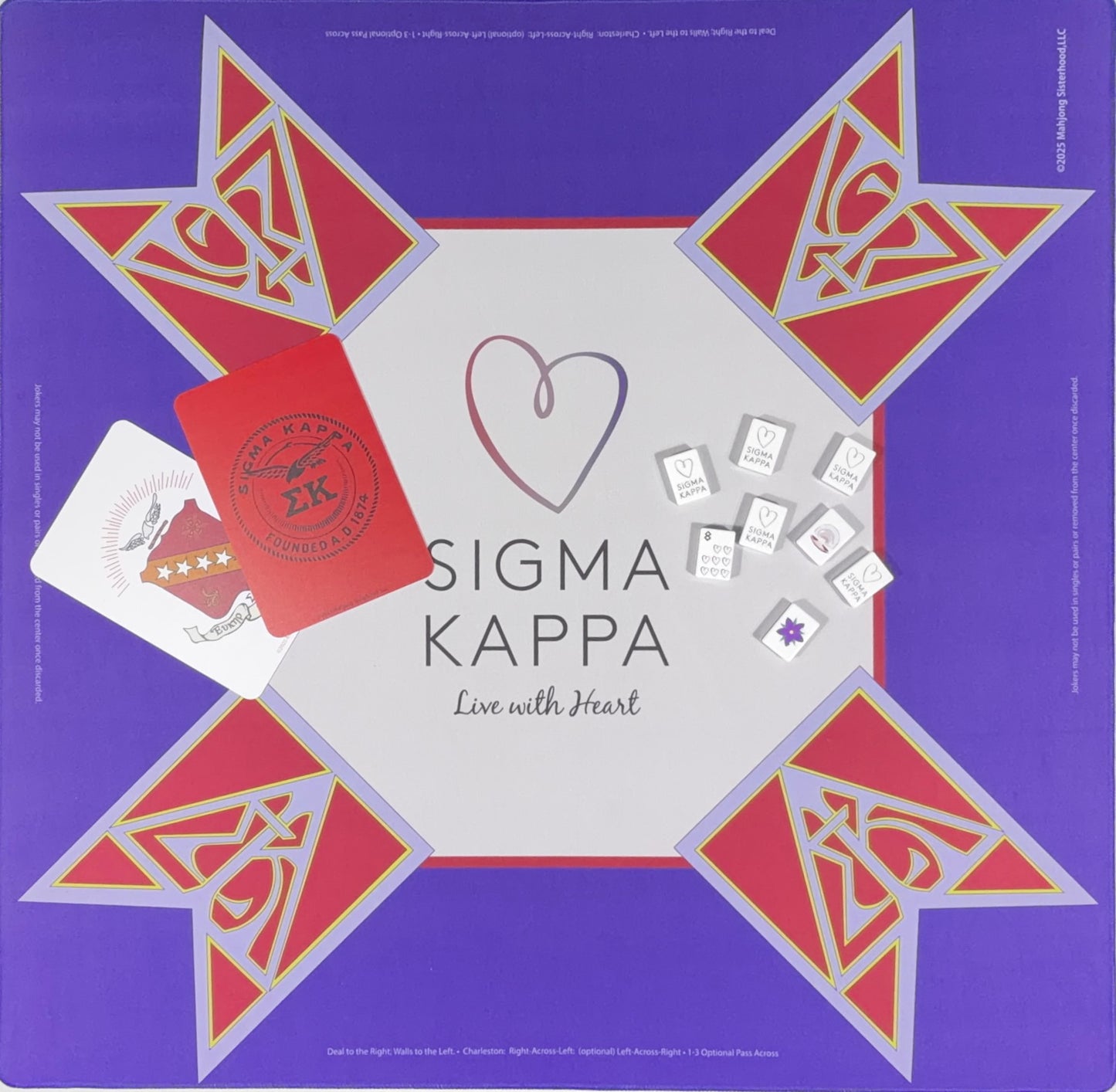 Bid Day Bundle - Sorority Mahjong Set
