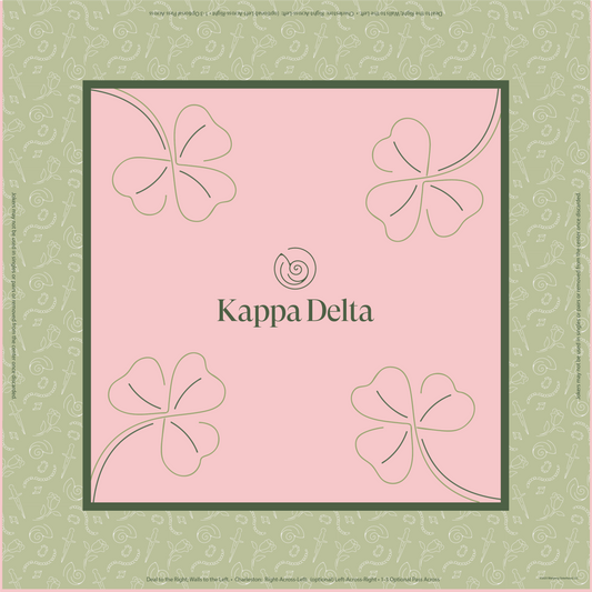 Kappa Delta Mahjong Mat