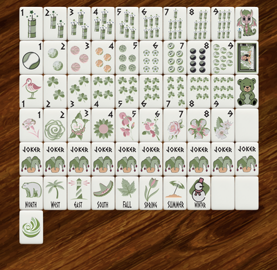 Kappa Delta Mahjong Tiles