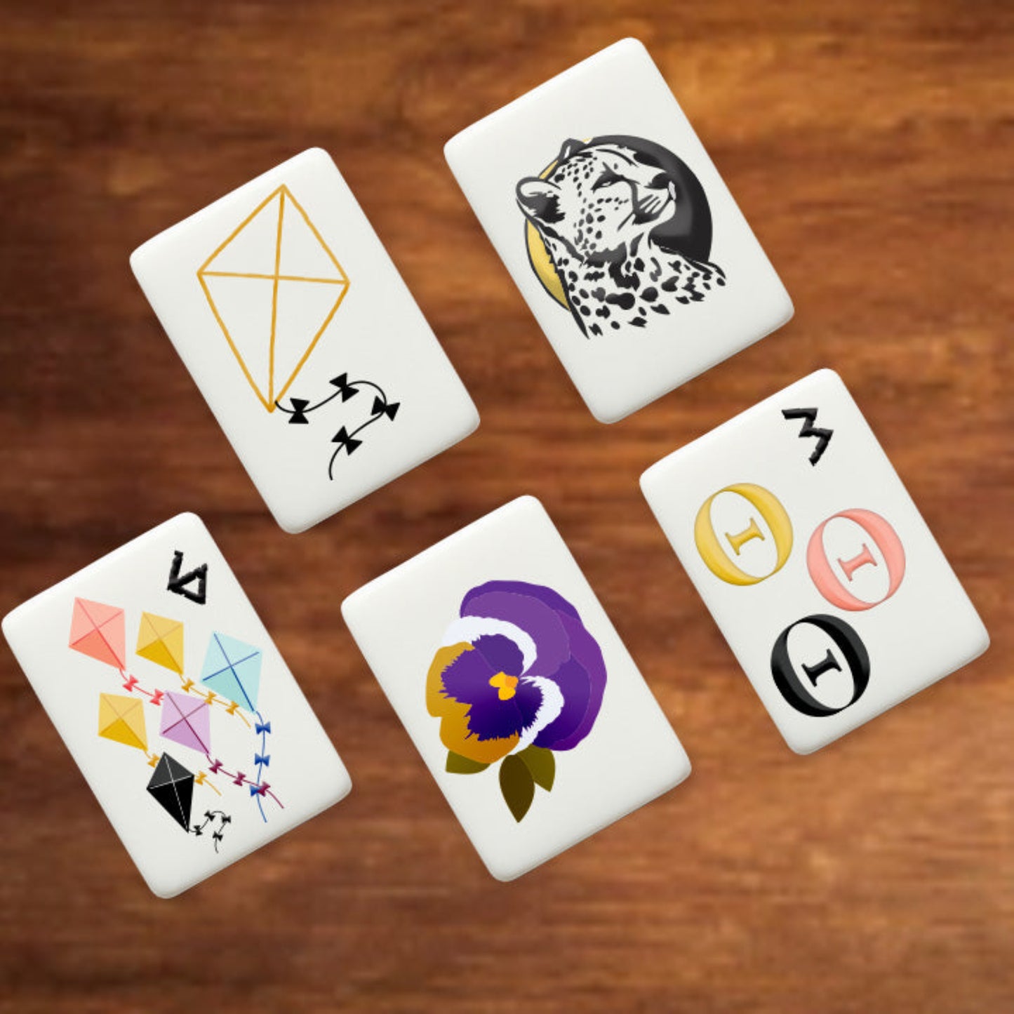 Kappa Alpha Theta 5 Tiles