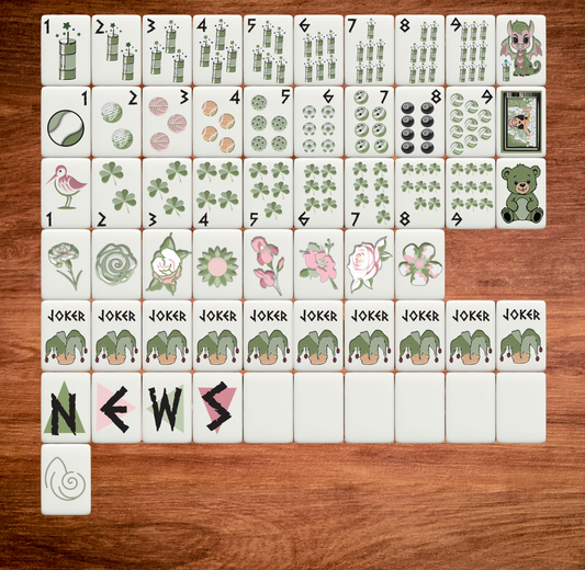 Kappa Delta Bespoke Mahjong Tiles