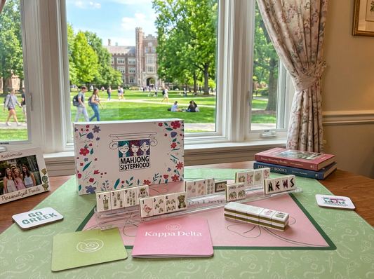 Kappa Delta Sorority Mahjong Legacy Set | Bid Day Gift