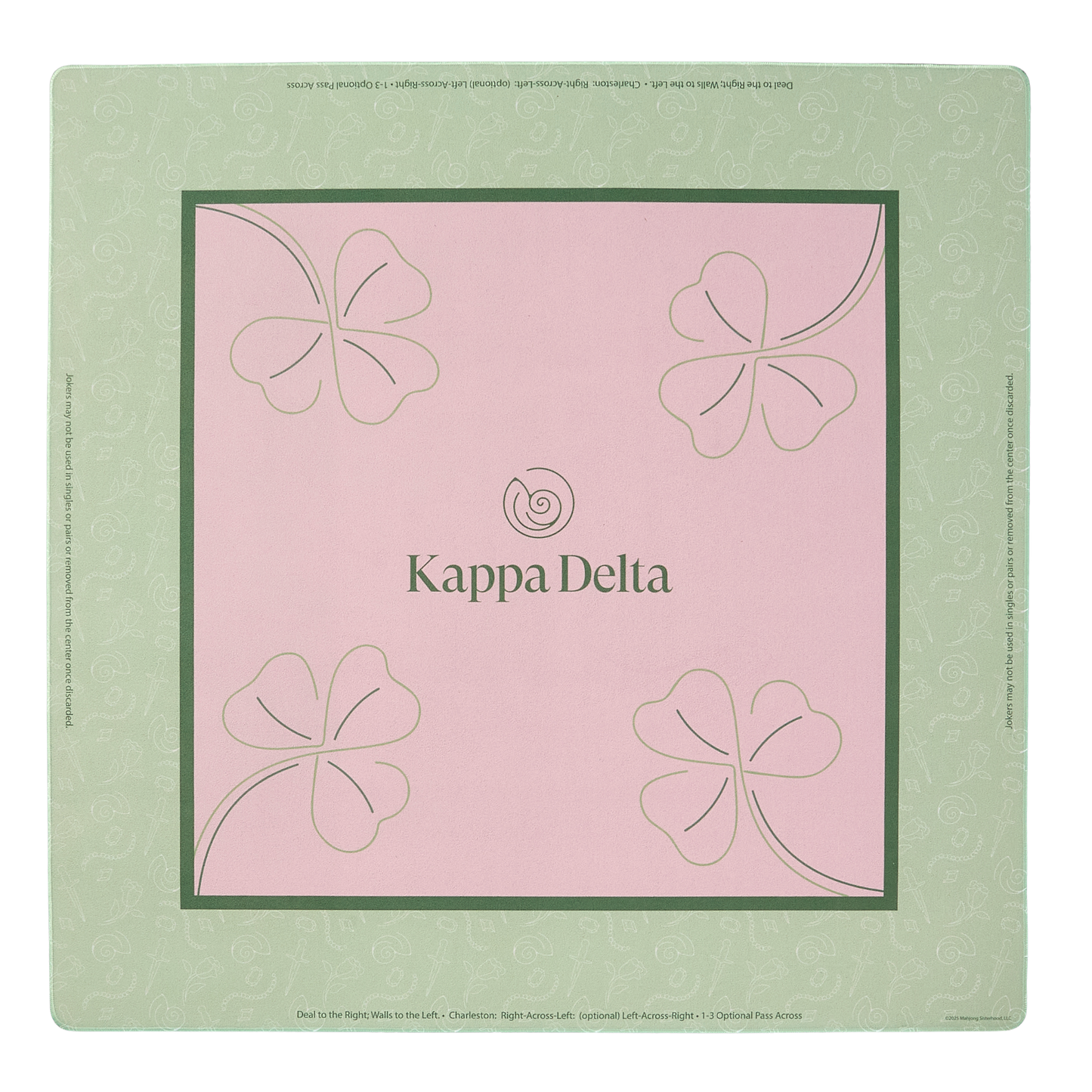 Kappa Delta Mahjong Mat