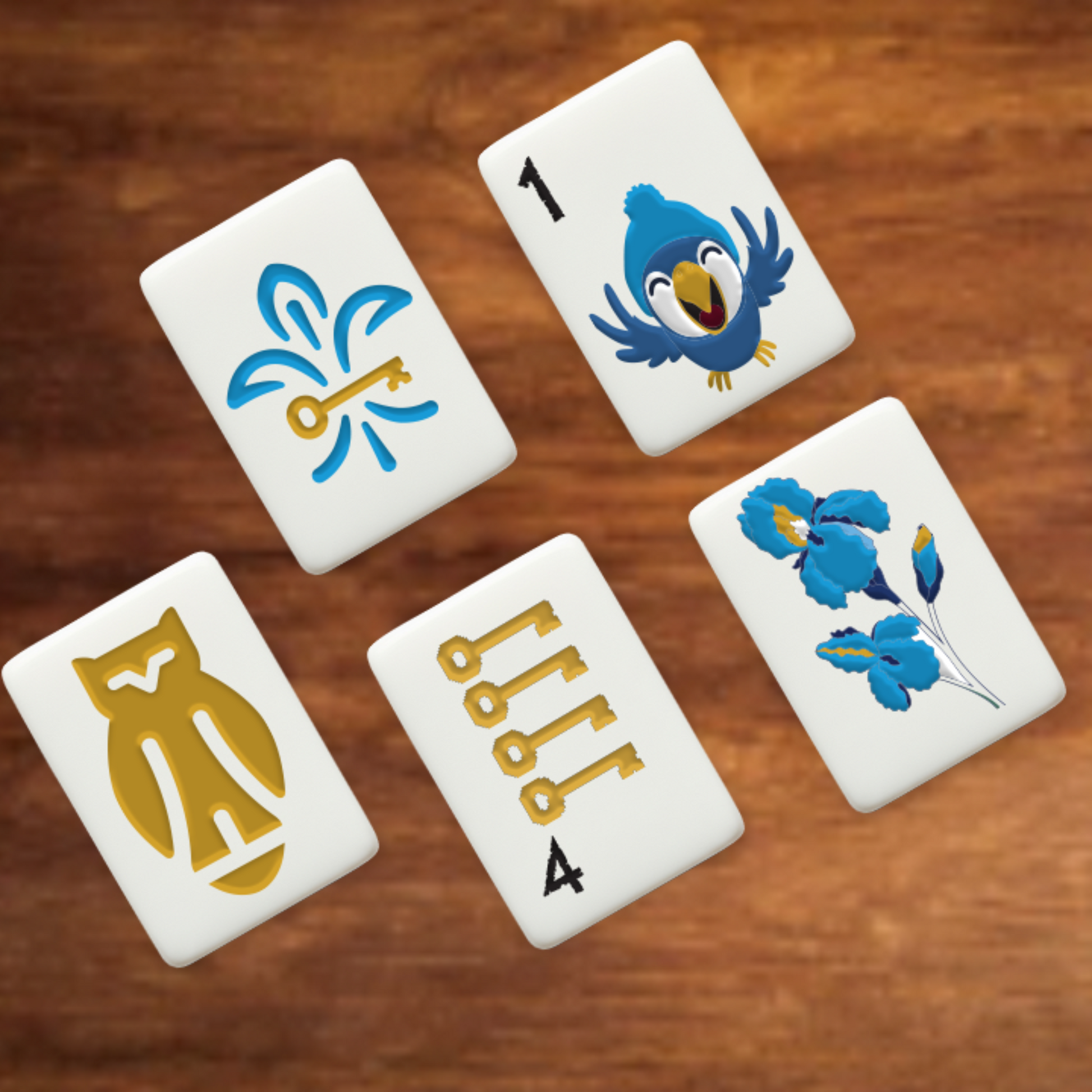 Kappa Kappa Gamma 5 Tiles