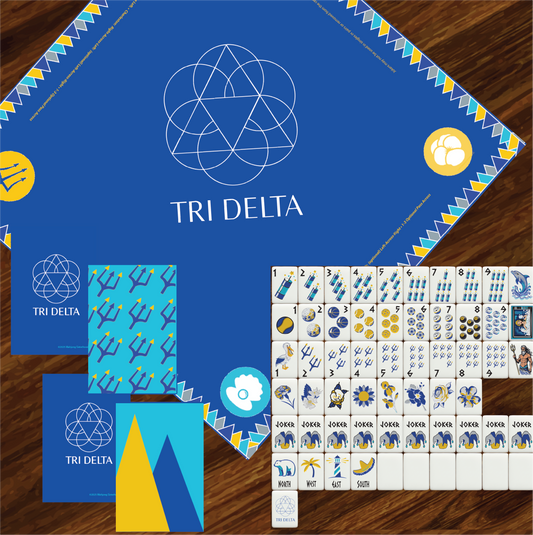 Tri Delta Mahjong Legacy Set| Bid Day Gift
