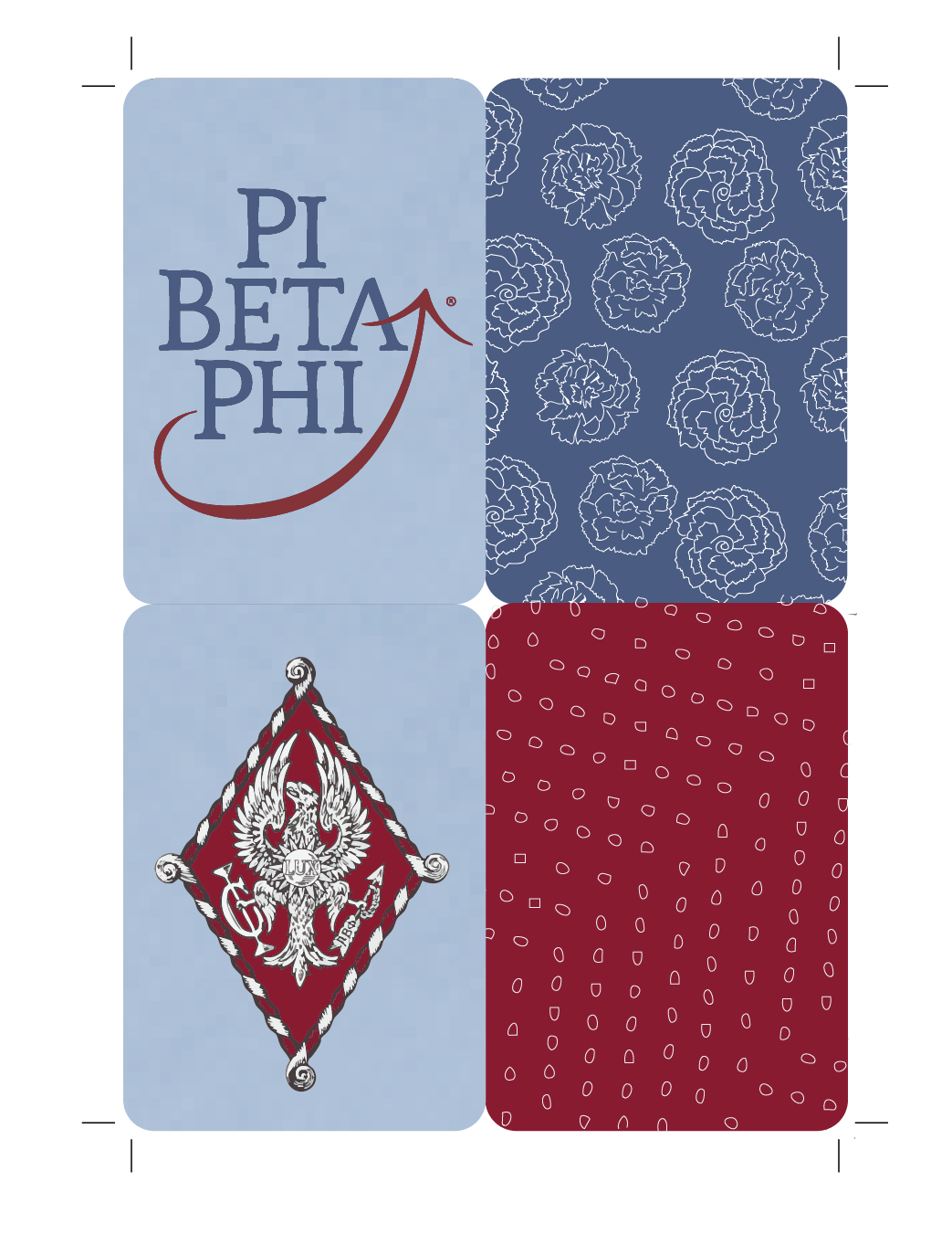 Pi Beta Phi Branded Mahjong Set