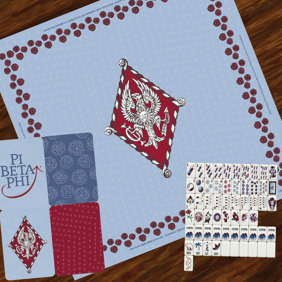 Pi Beta Phi Branded Mahjong Set
