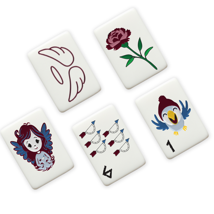 Pi Beta Phi Mahjong Tiles