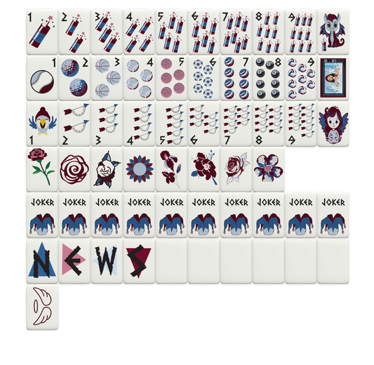 Pi Beta Phi Mahjong Tiles