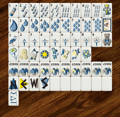 Sigma Delta Tau Mahjong Tiles