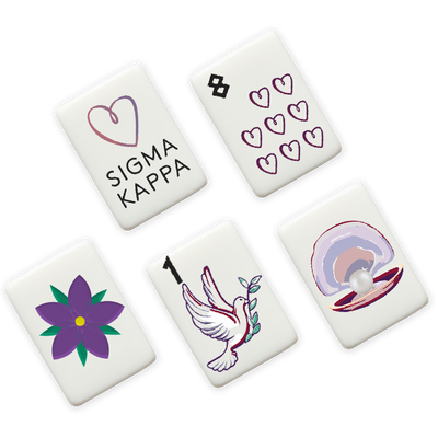 Sigma Kappa Mahjong Tiles