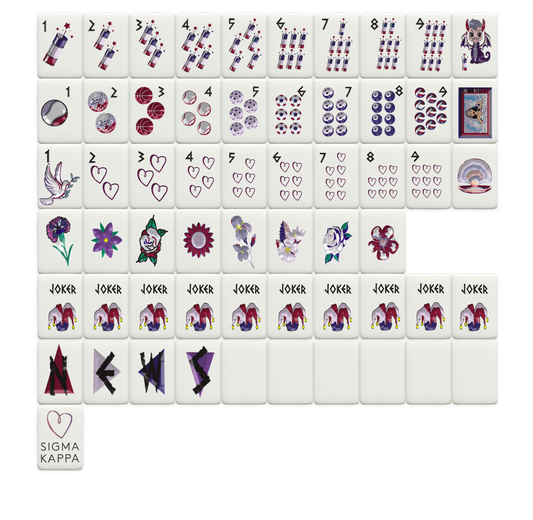 Sigma Kappa Mahjong Tiles