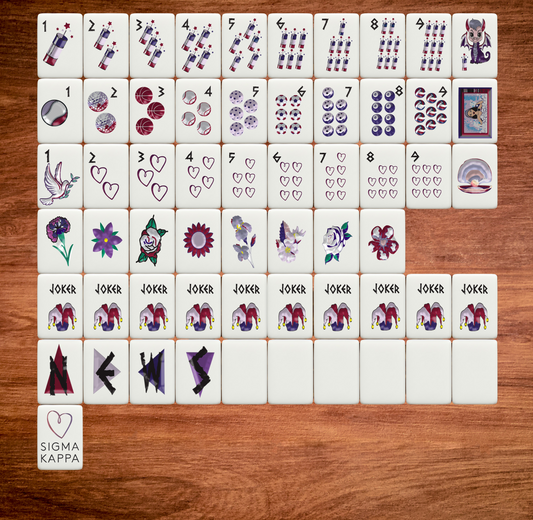 Sigma Kappa Bespoke Mahjong Tiles