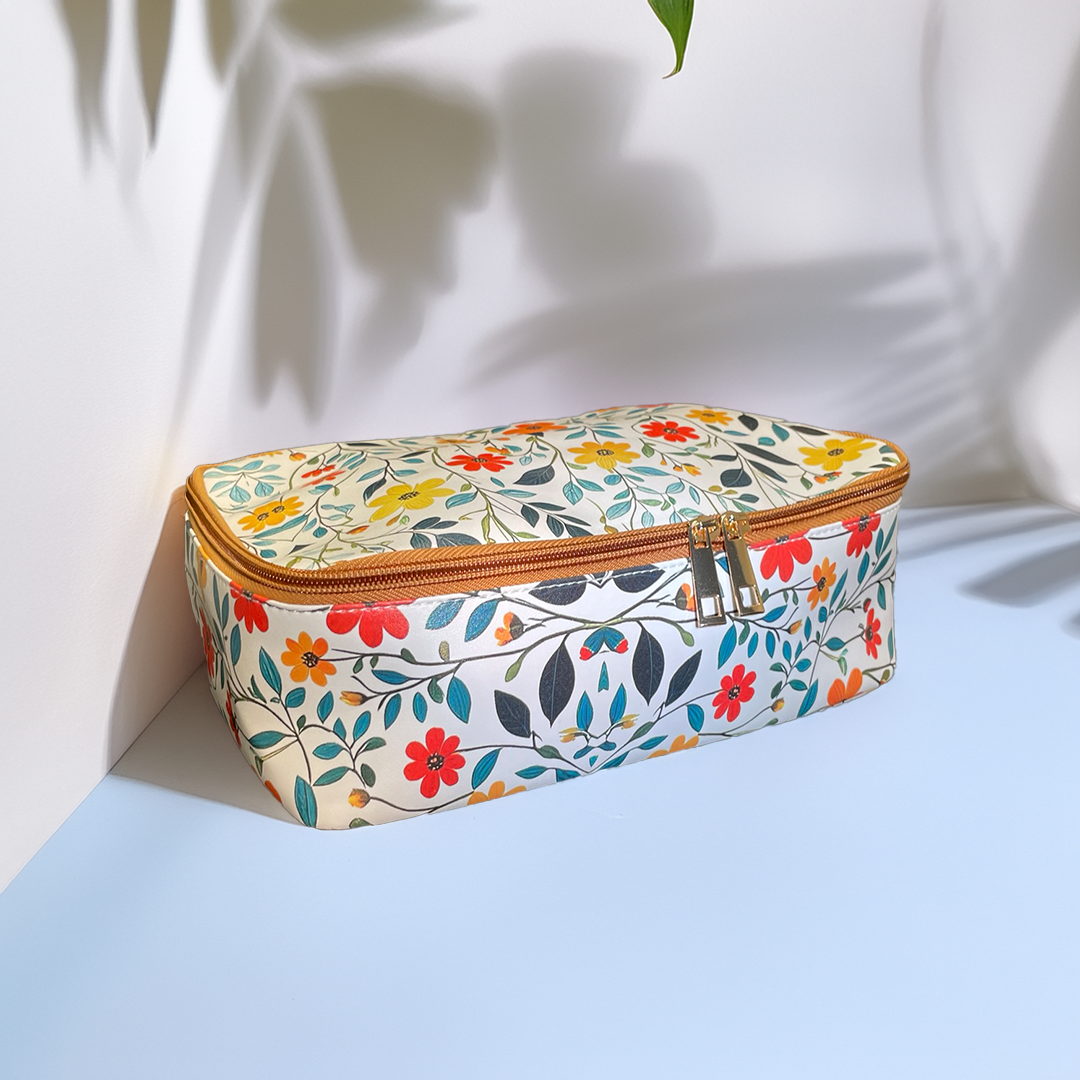 Floral Mahjong Tiles Bag
