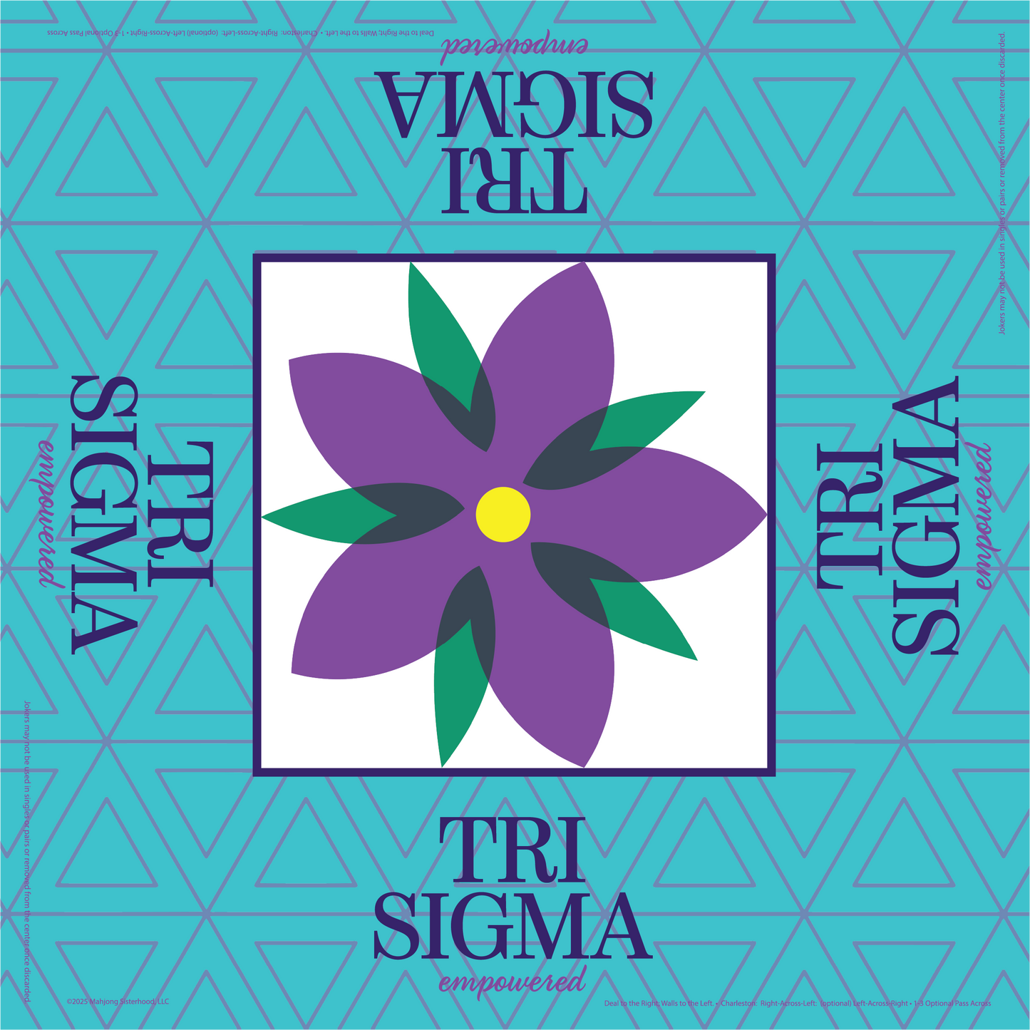 Tri Sigma Mahjong Mat