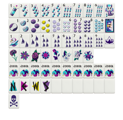 Tri Sigma Mahjong Tiles