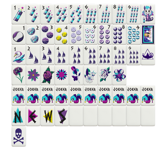 Tri Sigma Mahjong Tiles